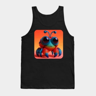 Animals, Insects and Birds - Crab #73 Tank Top